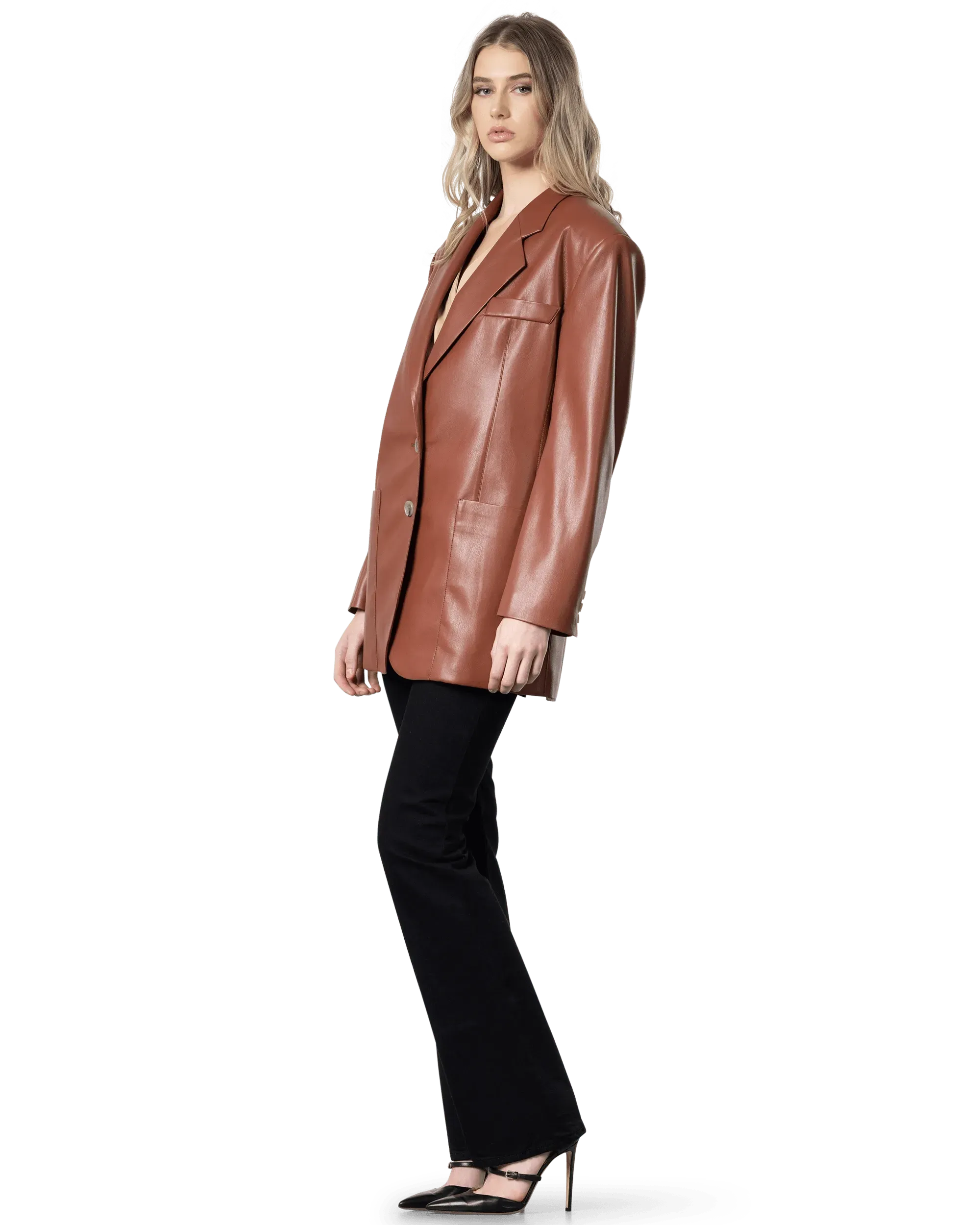 Evan Vegan Leather Jacket for Men - Stylish Faux Leather Motorcycle Jacket - Perfect for Casual Wear, Biker Outfits & Night Out