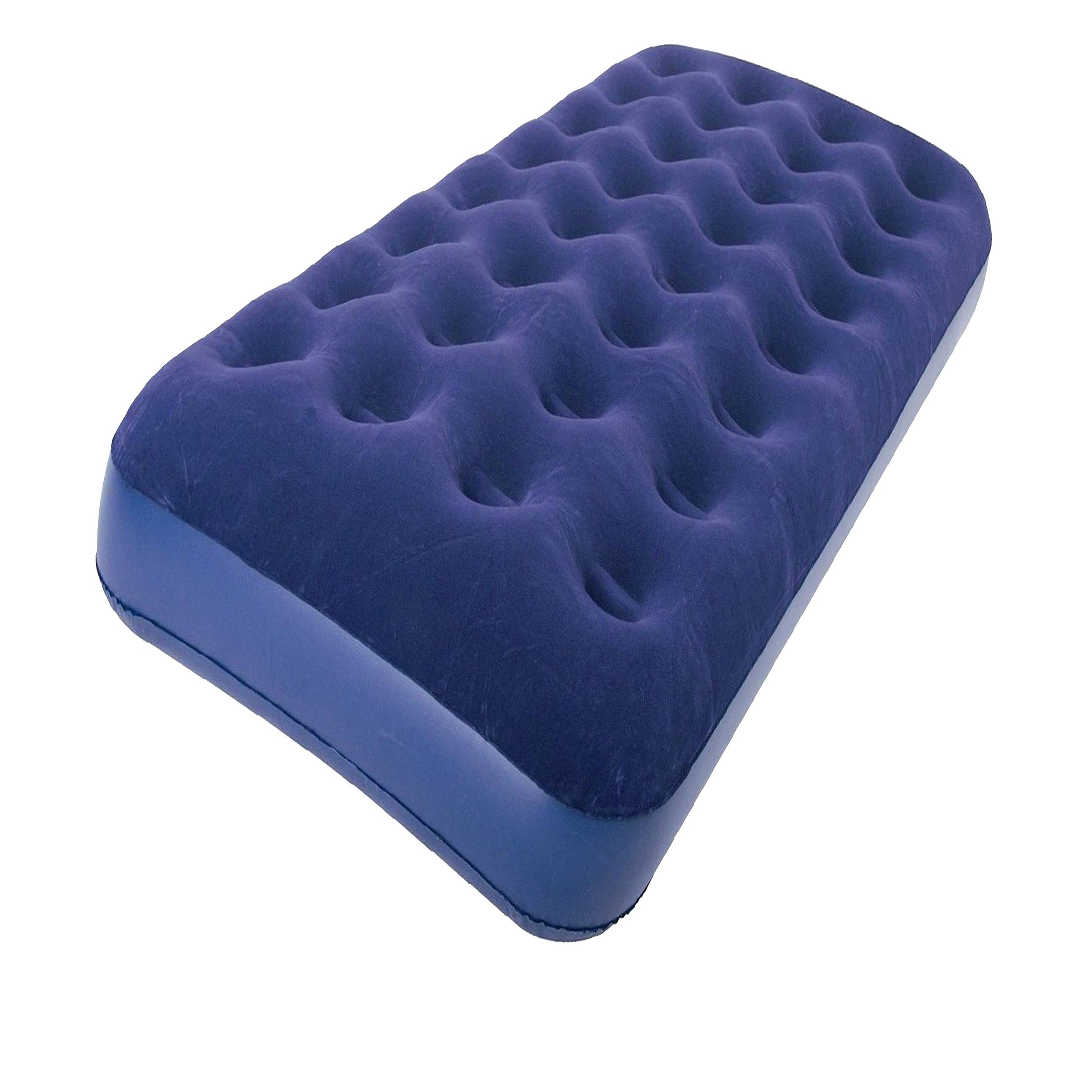 Zaltana Twin Size Air Mattress with Built-in DC Air Pump (Battery Not Included) & Inflatable Pillow - Portable Camping Bed for Outdoor Adventures, Guest Sleepovers, and Travel