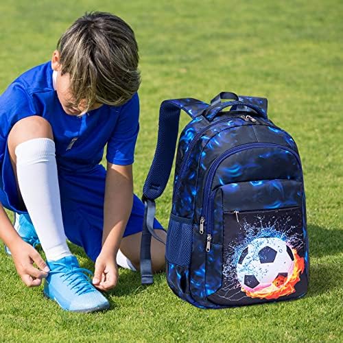LEDAOU Kids School Backpack with Lunch Box - Waterproof Bookbag for Boys & Girls, Preschool Kindergarten Toddler Backpack for School, Travel & Outdoor Activities