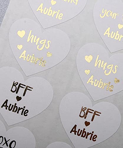 BFF Valentine Stickers for Kids - Personalized Classroom Gifts for Valentine's Day
