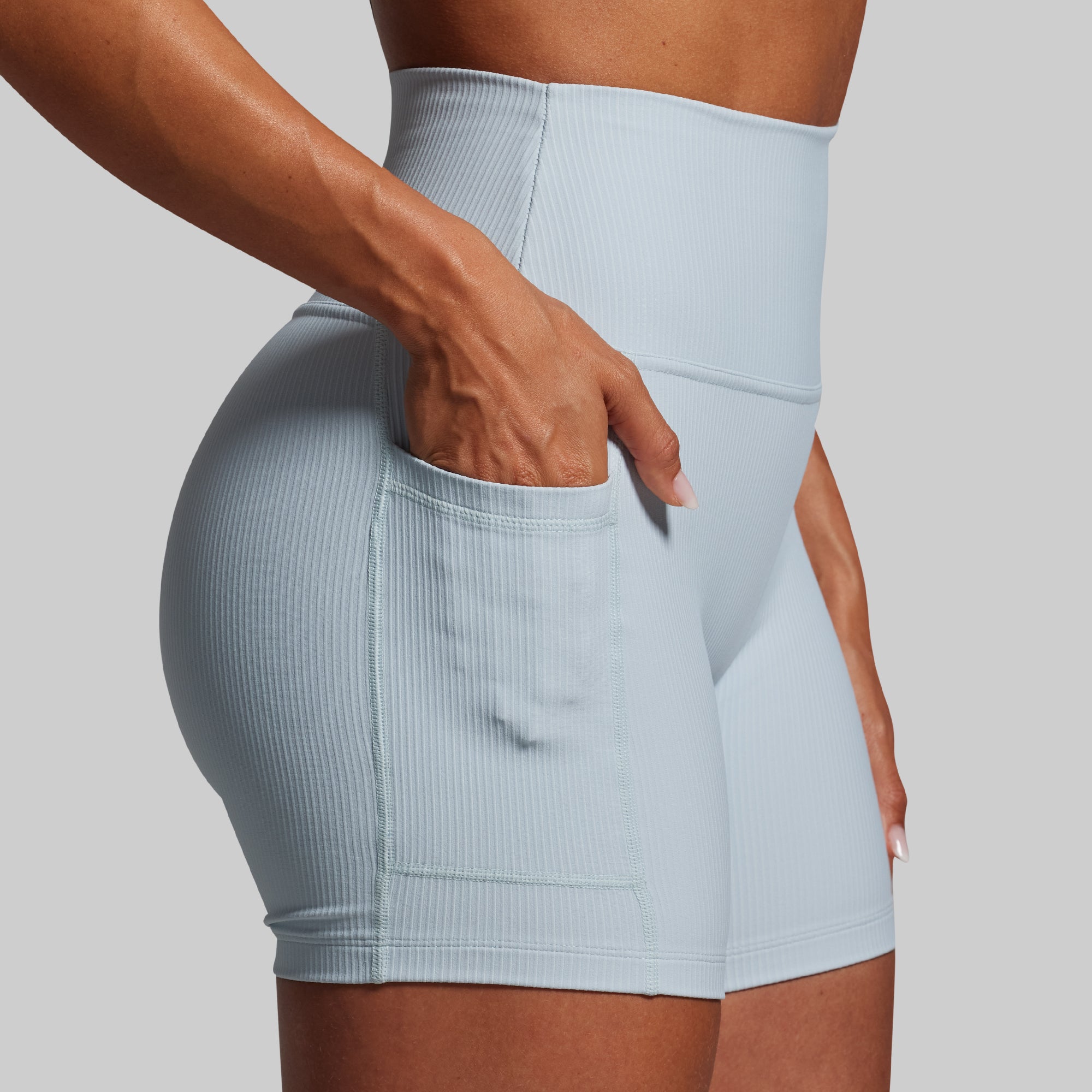 All or Nothing Denim Shorts for Women - Comfortable Chambray High Waisted Shorts for Casual Wear & Summer Outfits
