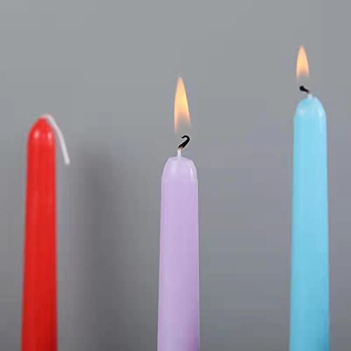 10 Inch White Taper Candles - Set of 4 for Wedding Centerpieces, Dinner Parties, Home Decor & Special Occasions - Elegant Long Candles for Romantic Ambiance & Table Settings