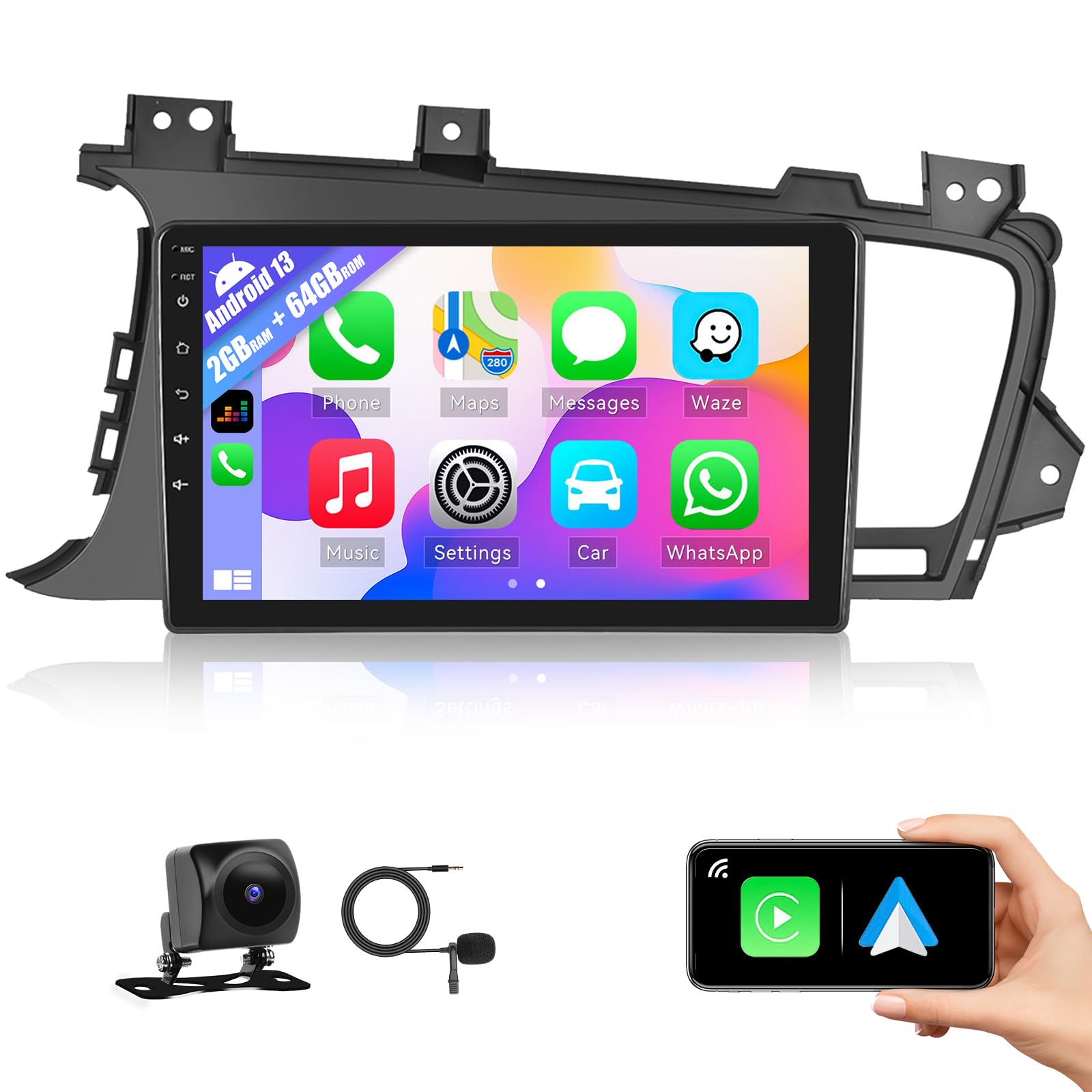 2GB+64GB Android 13 Car Stereo for Kia Optima K5 2011-2015 | 9
