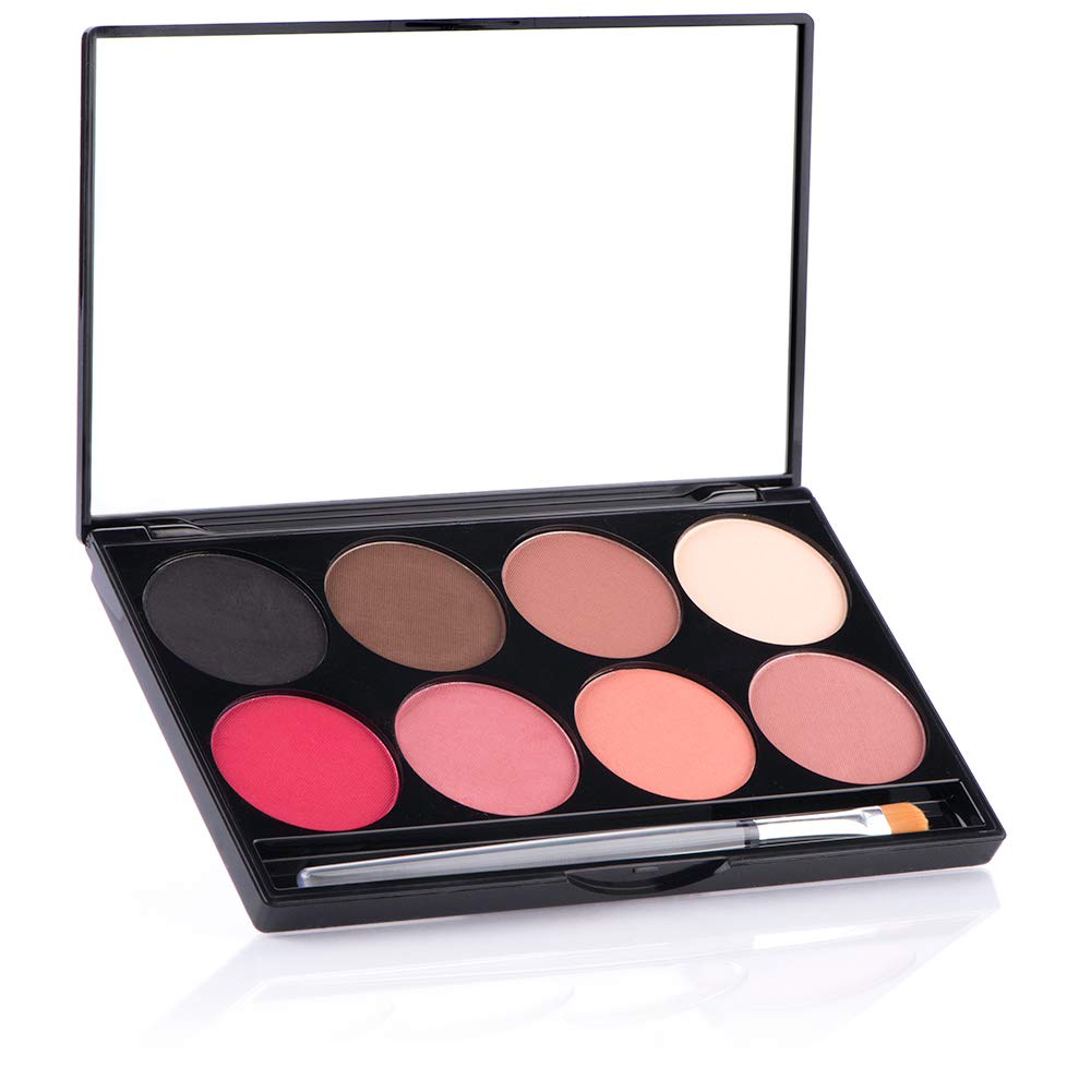 Mehron Makeup E.Y.E Powder & Cheek Powder Palette - 8 Blendable Shades for Eyes & Face | Professional Makeup for Stage, Cosplay & Everyday Glam