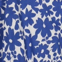 Juniper Button Front Dress in Blue Poppy - Stylish Floral Midi Dress for Women | Perfect for Casual Outings, Office Wear & Summer Parties