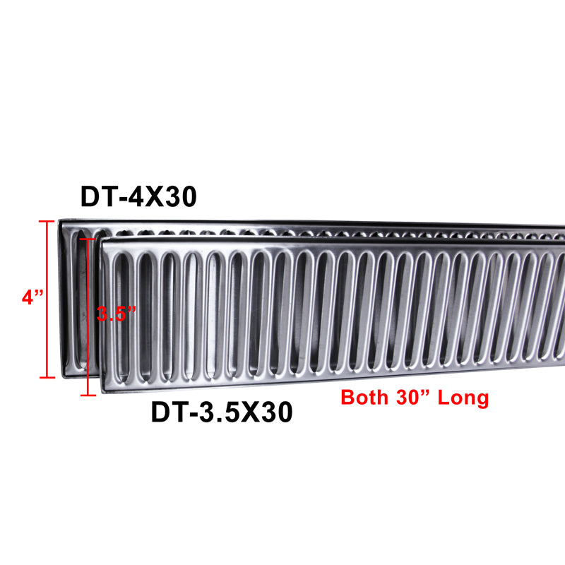 BarConic® 30 Stainless Steel Drip Tray for Commercial Bars & Restaurants - Heavy Duty Bar Sink Drain Cover with Splash Guard - Perfect for Beer Taps, Soda Dispensers & Countertop Protection