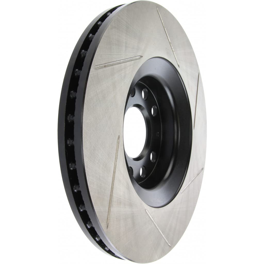 StopTech Slotted Brake Rotor Front Driver Side for 2001-2005 Audi Allroad Quattro | 126.33096SL | High-Performance Braking for Street & Track Use