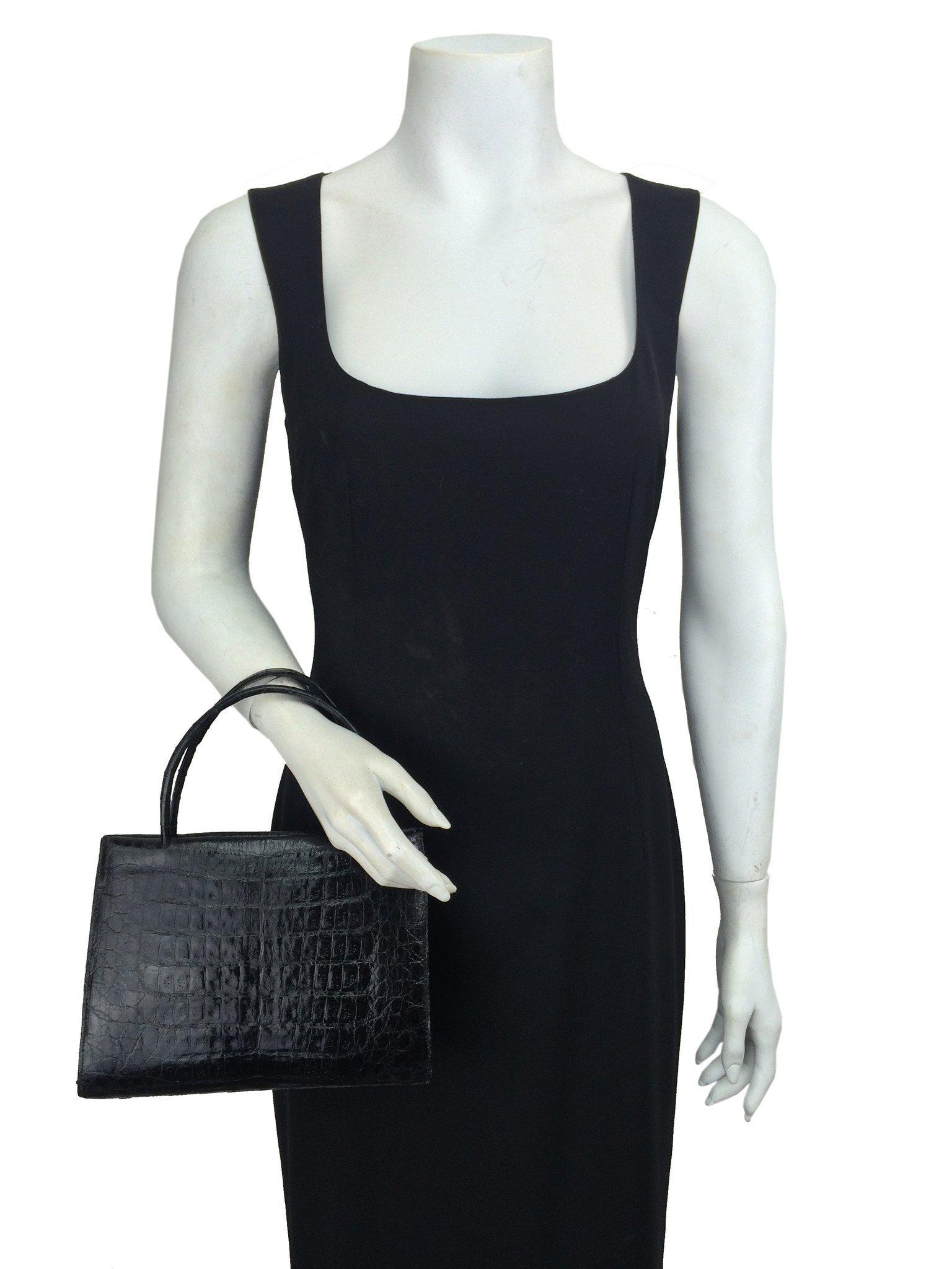 Nancy Gonzalez Wallis Small Crocodile Leather Handbag - Luxury Women's Crossbody Purse for Evening Parties & Special Occasions