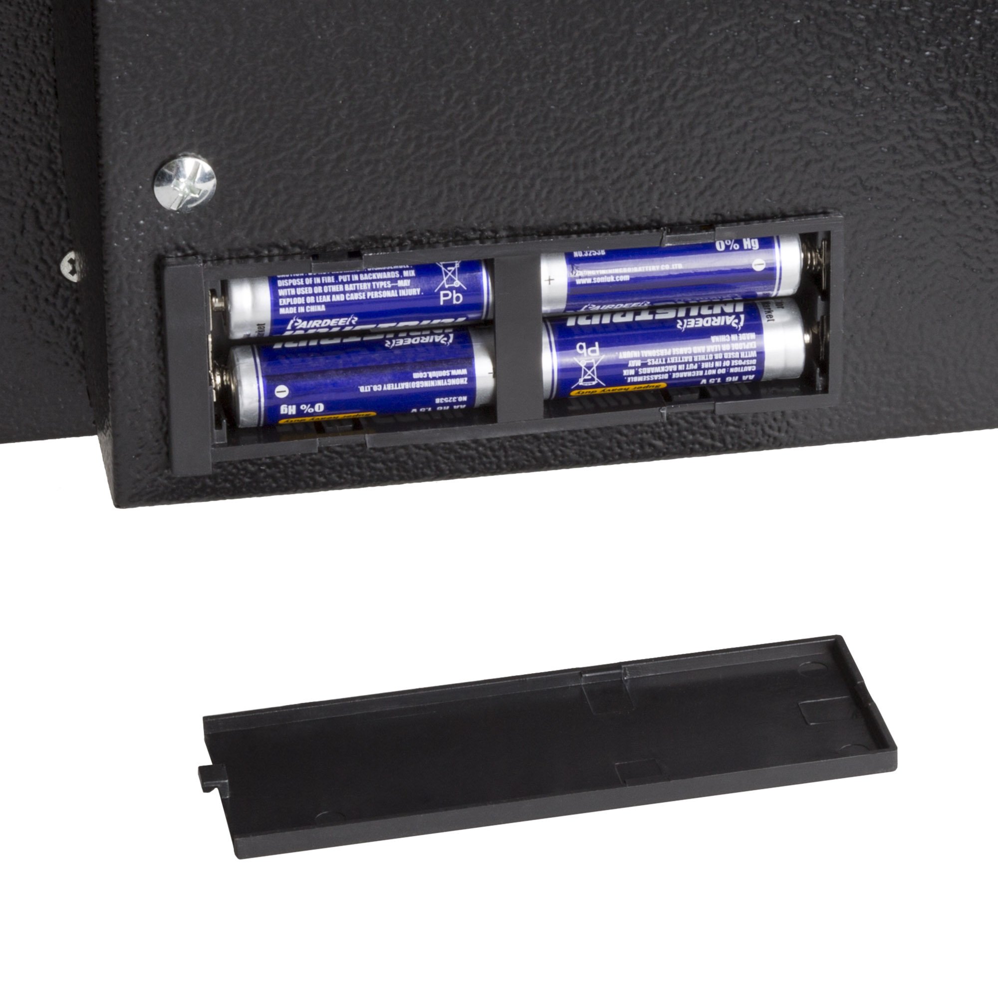 Stalwart Digital Safe Box with Keypad & 2 Manual Keys - Secure Money, Jewelry, Passports - Home, Office & Travel Security Safe - Perfect for Bedroom, Hotel & Business Use