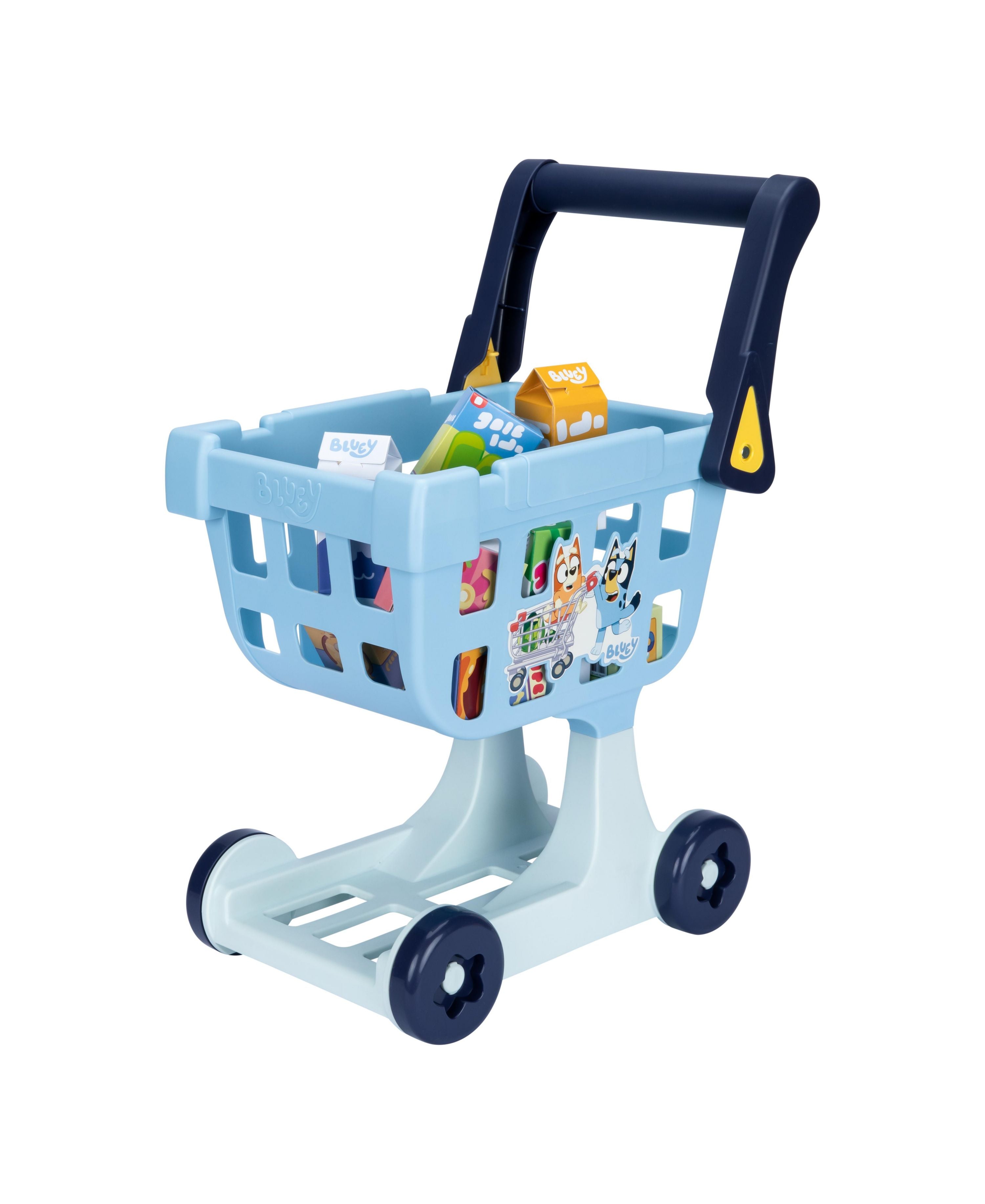 Bluey S11 Role Play Shopping Cart Adventure Set - Interactive Kids Pretend Play Toy for Imaginative Fun - Perfect for Indoor & Outdoor Playtime Adventures
