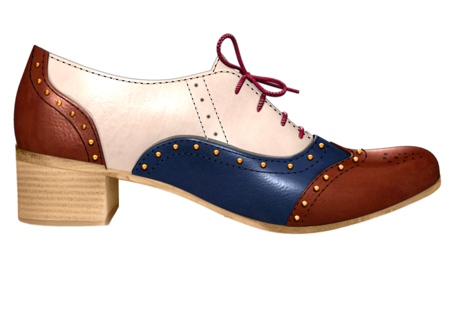 Morgan Women's Classic Oxford Pumps - Comfortable & Stylish Flat Shoes for Work, Office, and Casual Wear