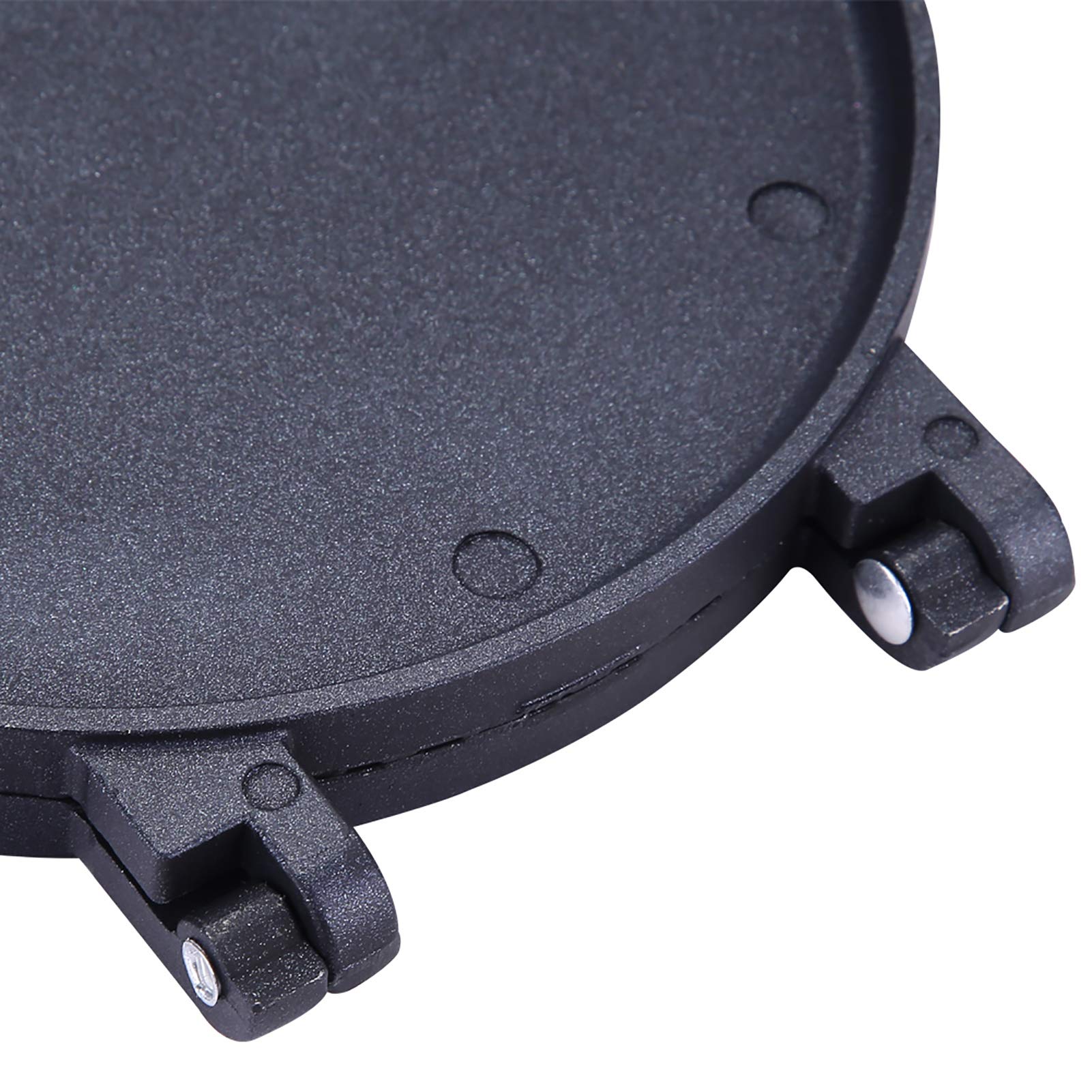 Ejoyous Mini Waffle Maker, 38.5 x 17 cm Non-Stick Waffle Iron with Heat-Resistant Handle, Aluminum Alloy Waffle Machine for Breakfast, Snacks, and Desserts - Perfect for Home, Office, and Camping Use