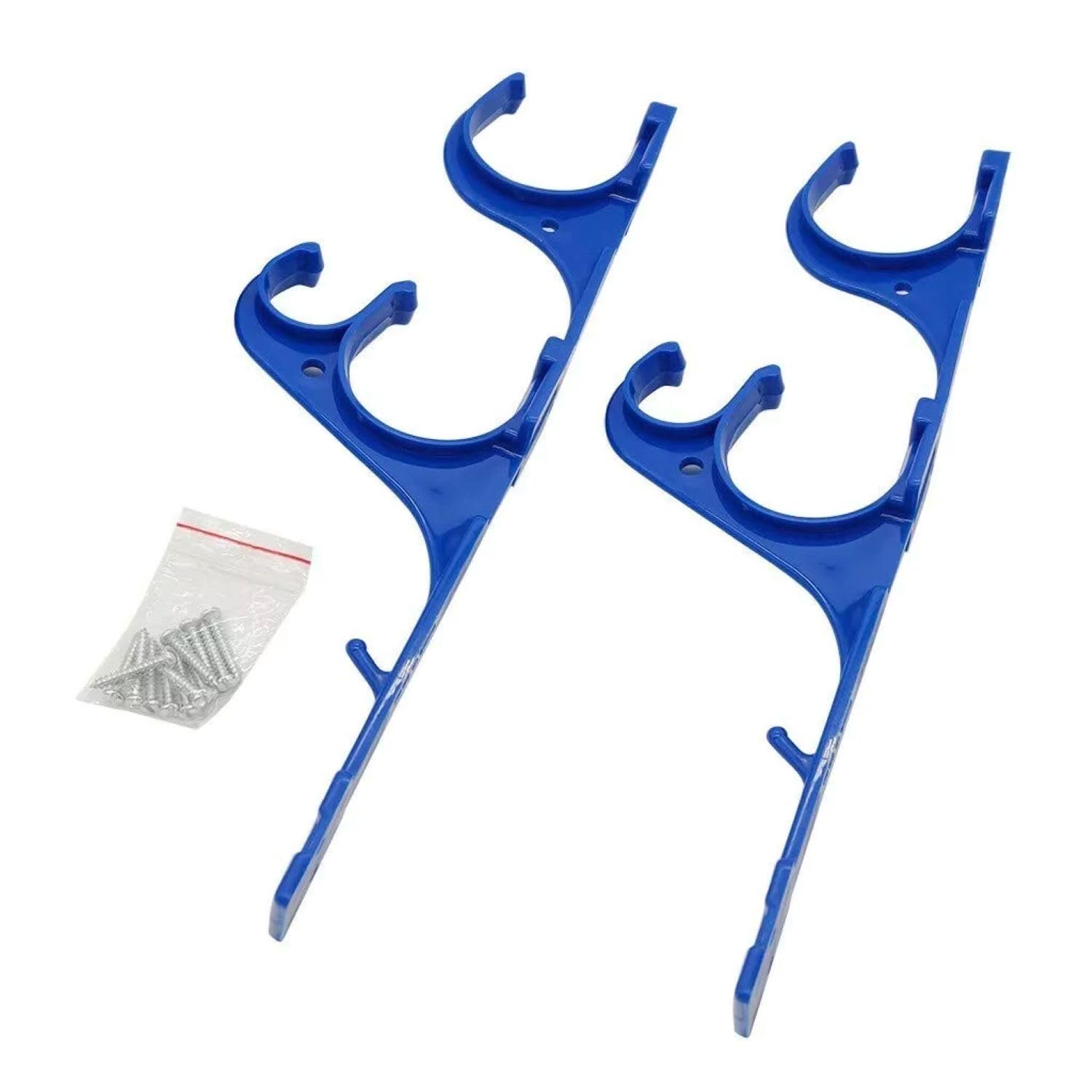 3-Hook Telepole, Skimmer & Hose Swimming Pool Cleaning Kit - 12
