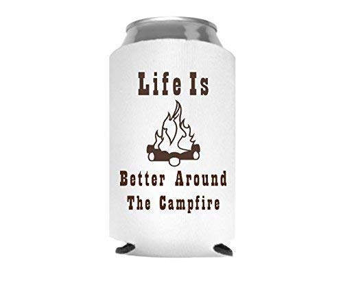Insulated Beer Bottle & Can Cooler - Camping, BBQ, Tailgating Accessories for Adults - Perfect for Outdoor Parties & Campfire Gatherings