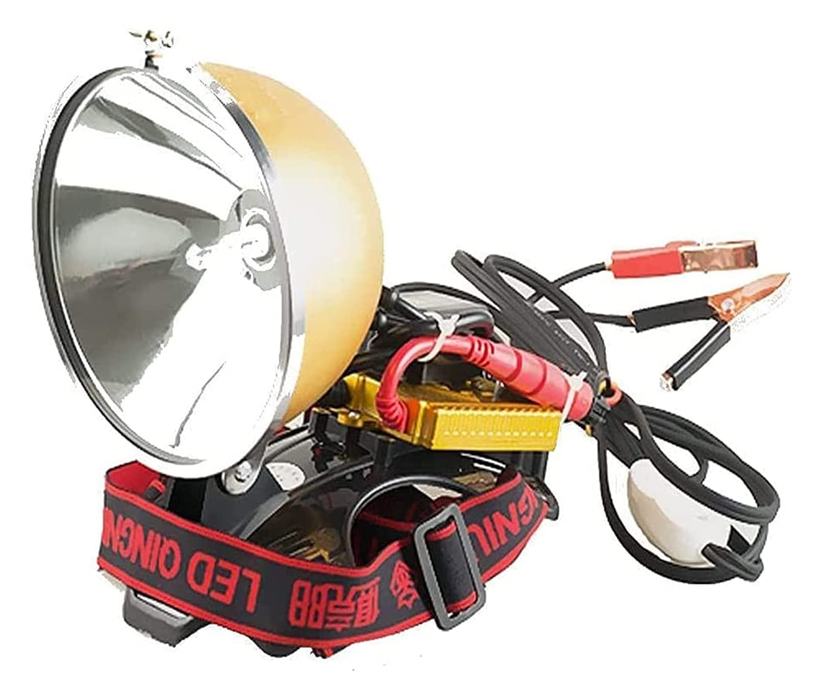 TONPOP 100W LED Headlamp - Rechargeable Camping Headlight for Outdoor Activities, Hunting, Fishing, Night Riding & Emergency Use - Bright Waterproof Head Torch for Hiking, Running, Cycling and Power Outages