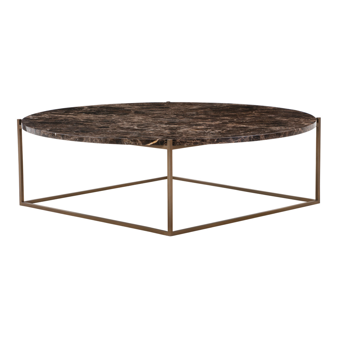 Modern Round Coffee Table - Stylish Living Room Centerpiece for Home Decor, Small Space Furniture, Perfect for Apartments & Cozy Spaces