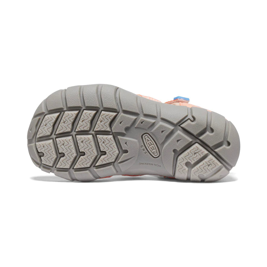 Keen Papaya Punch/Marina Seacamp II CNX Kids' Water Sandals - Comfortable & Durable Beach & Pool Shoes for Boys & Girls - Perfect for Summer Play, Water Activities & Outdoor Adventures