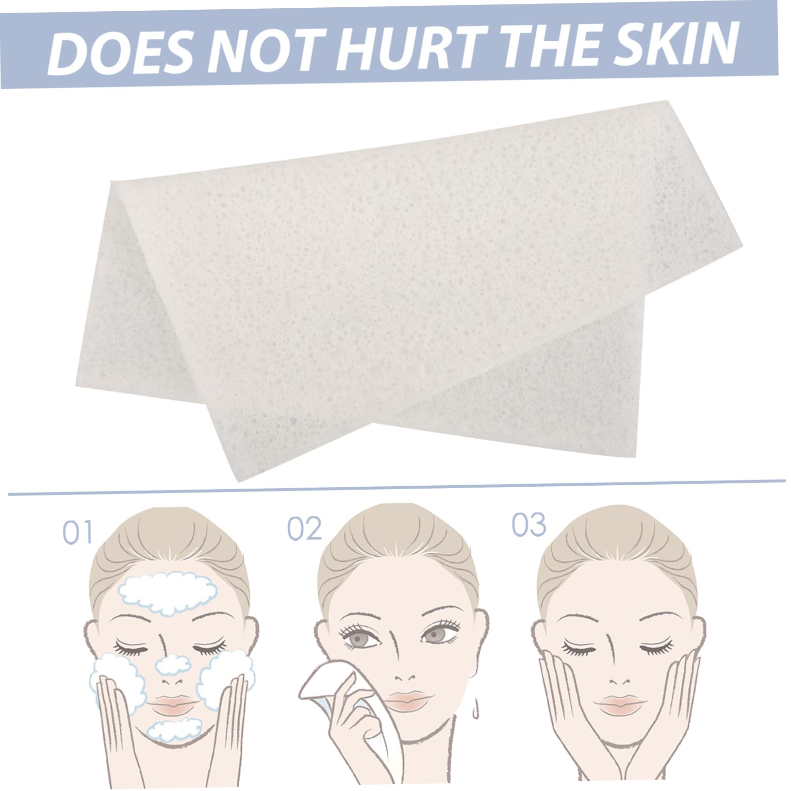 Gentle Reusable Makeup Remover Washcloths - Soft Face Cleansing Towels for Effective Makeup Removal | Perfect for Travel, Daily Skincare & Sensitive Skin
