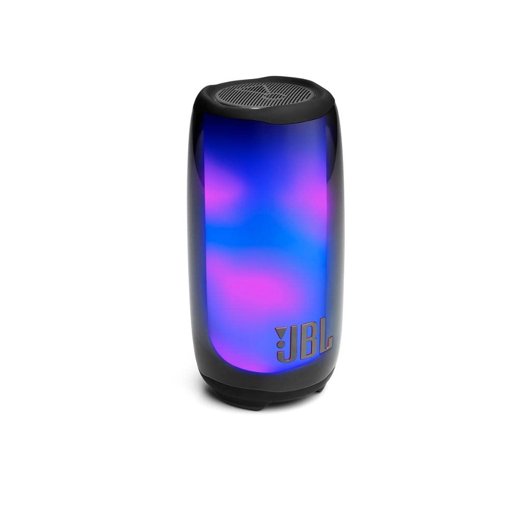 JBL Pulse 5 Portable Bluetooth Speaker with Colorful LED Light Show - 12 Hour Playtime, IP67 Waterproof & Dustproof - Wireless PartyBoost for Multi-Speaker Pairing - Perfect for Pool Parties, Beach Outings & Home Entertainment (Black)