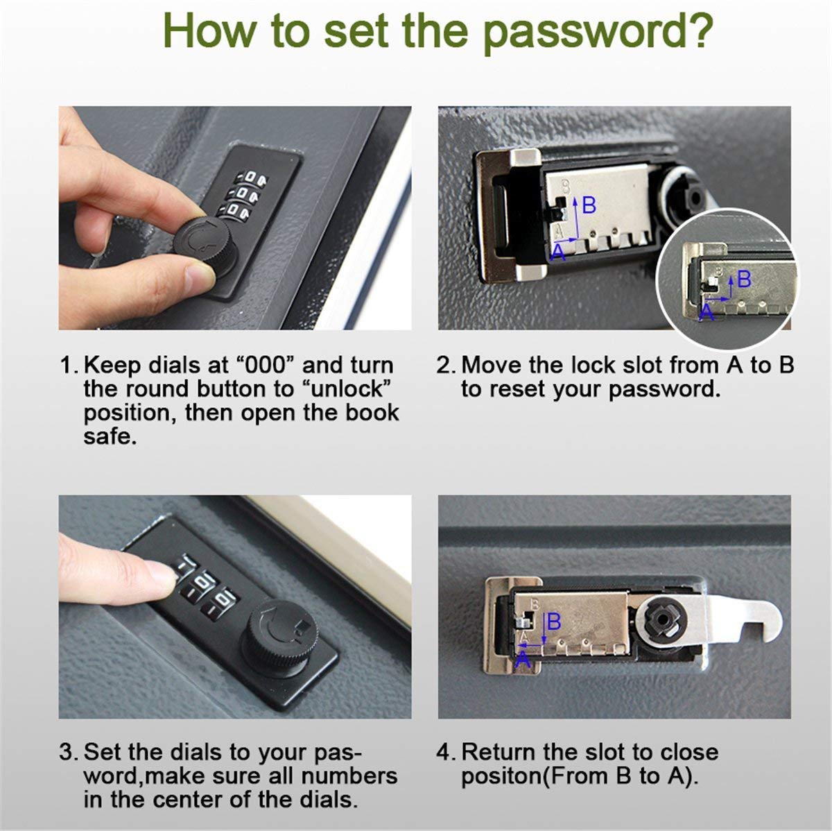 Leather Book Safe 8.7