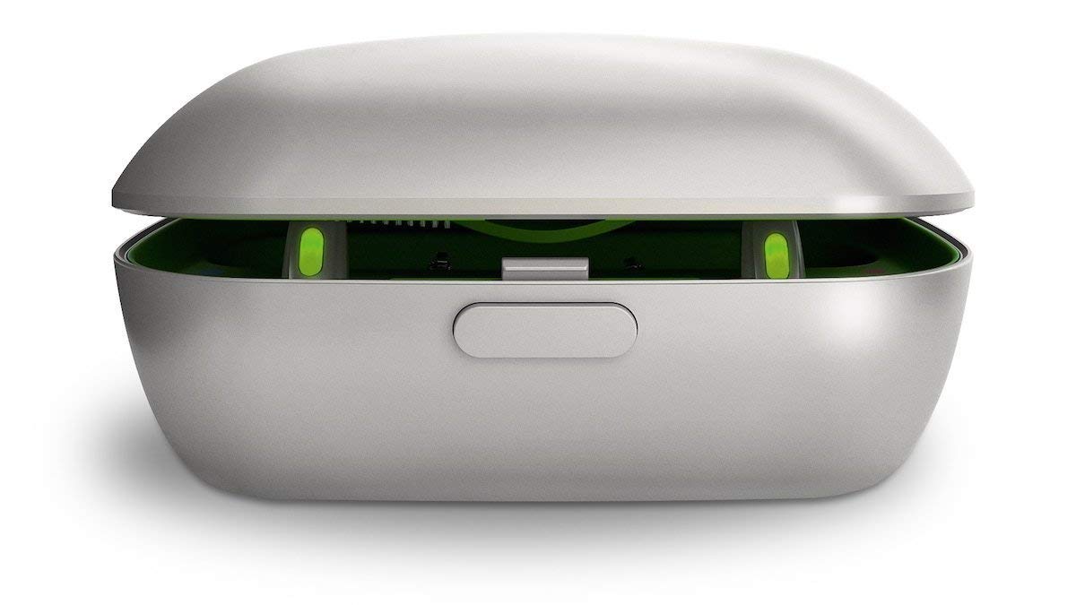 Rechargeable Hearing Aid Charger Case with Power Bank for Audeo Marvel - Portable Charging Solution for Travel & Daily Use