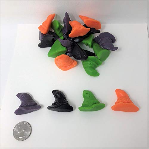 Delicious Gummi Witch Hats Candy - 1 Pound Bag of Gummy Halloween Treats for Trick-or-Treating, Party Favors & Fall Festivals | Perfect for Halloween Parties, Classroom Snacks & Autumn Celebrations