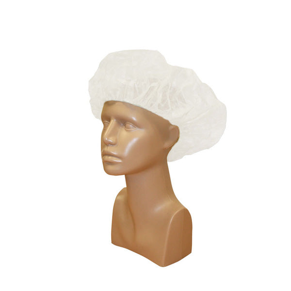 21 Count Disposable White Hair Nets (1000 per Case) - Perfect for Food Service, Healthcare, and Salon Use
