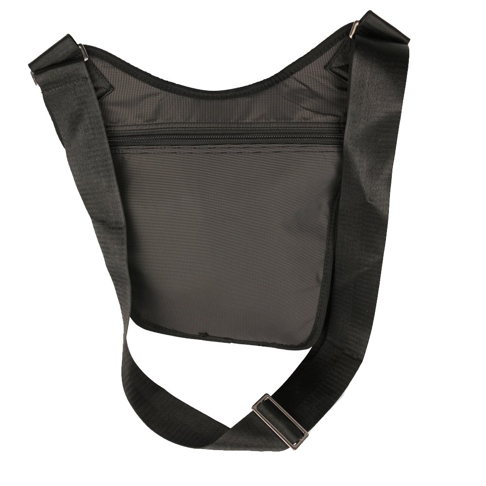 Men's Black Crossbody Messenger Shoulder Bag - Durable Satchel for Work, Travel & Everyday Use