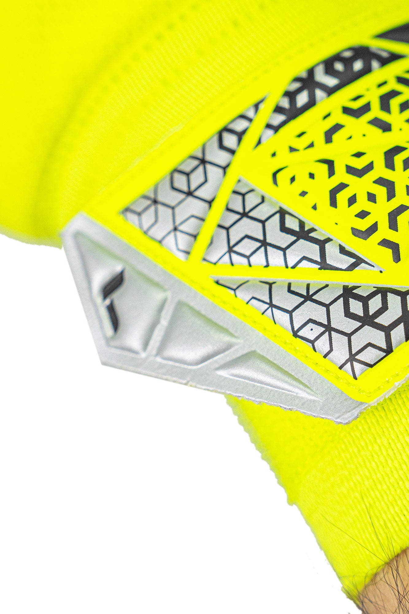 Reusch Attrakt Starter Solid Junior Goalkeeper Gloves - Safety Yellow & Silver - Perfect for Youth Soccer Training & Matches