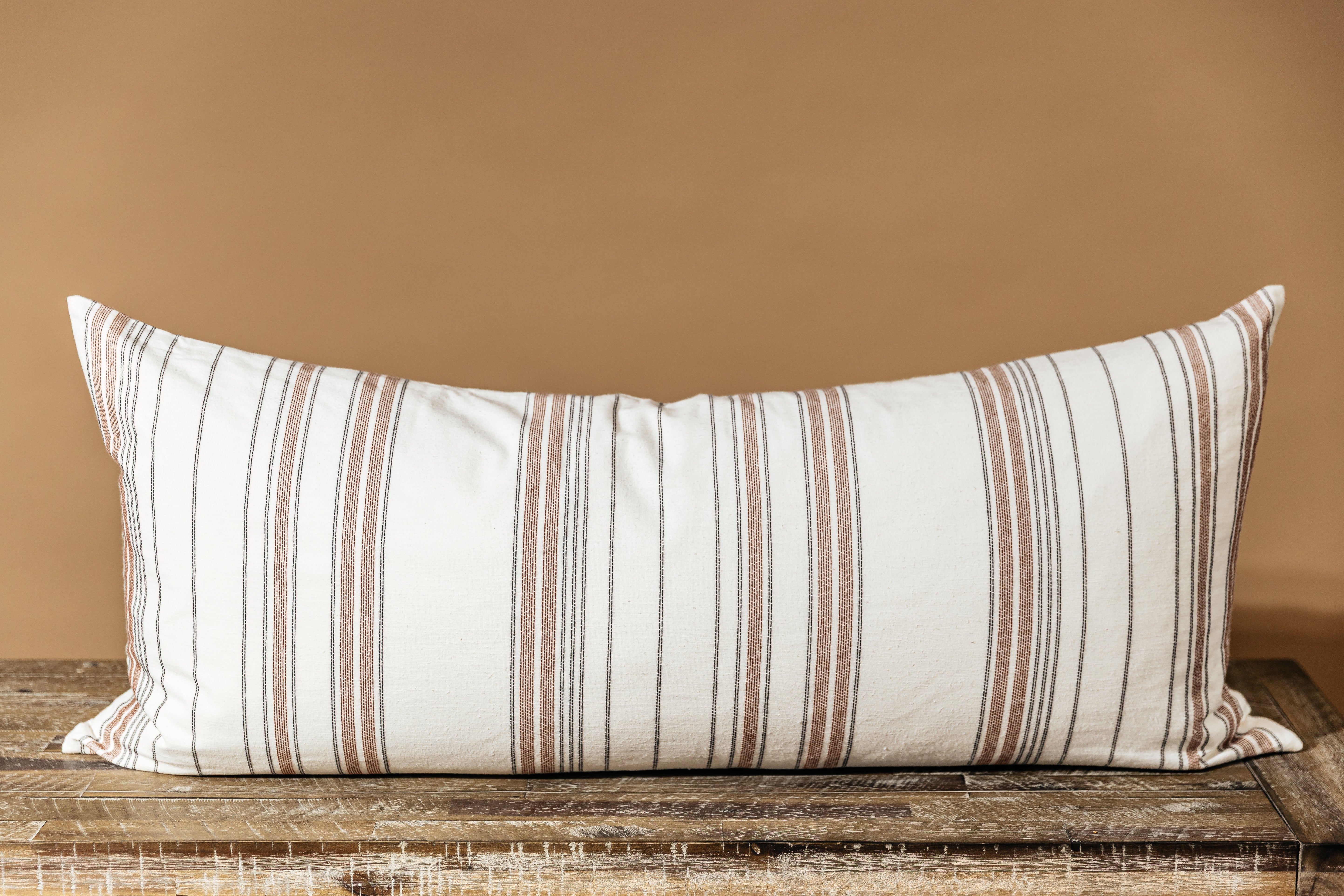 Franklin XL Lumbar Pillow Cover - Premium Support for Back Pain Relief - Perfect for Office Chairs, Car Seats & Home Decor