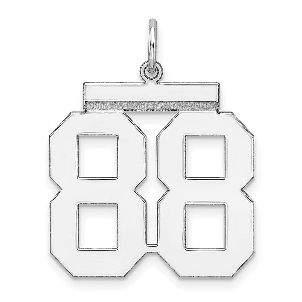 925 Sterling Silver Number 88 Charm Necklace - Elegant Pendant for Women | Perfect Birthday Gift, Anniversary Present & Everyday Jewelry | Ideal for Casual Wear, Special Occasions & Personalized Gifts