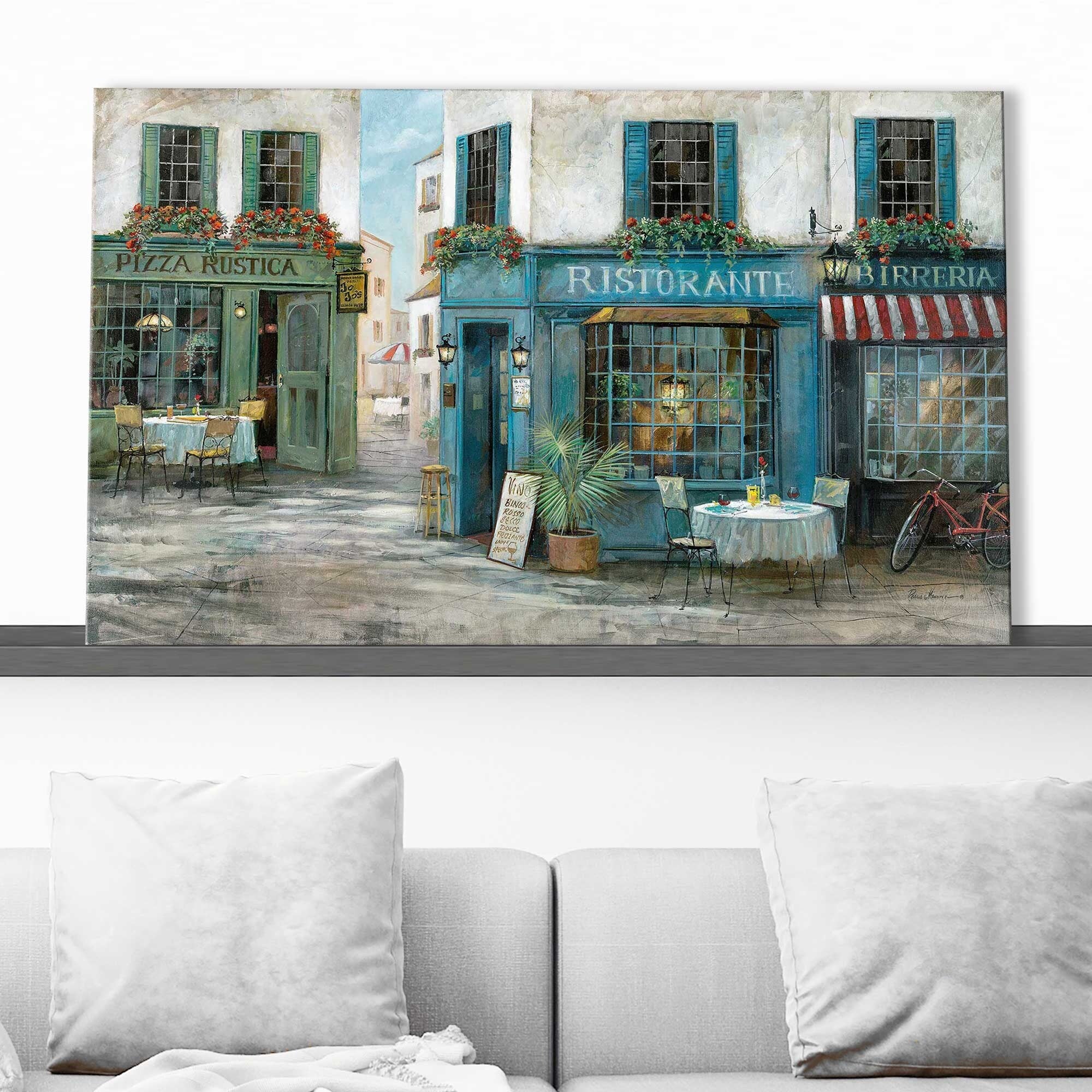 Birreria by Ruane Manning - Premium Canvas Wall Art Print for Home & Office Decor | Perfect for Living Room, Bedroom & Dining Room