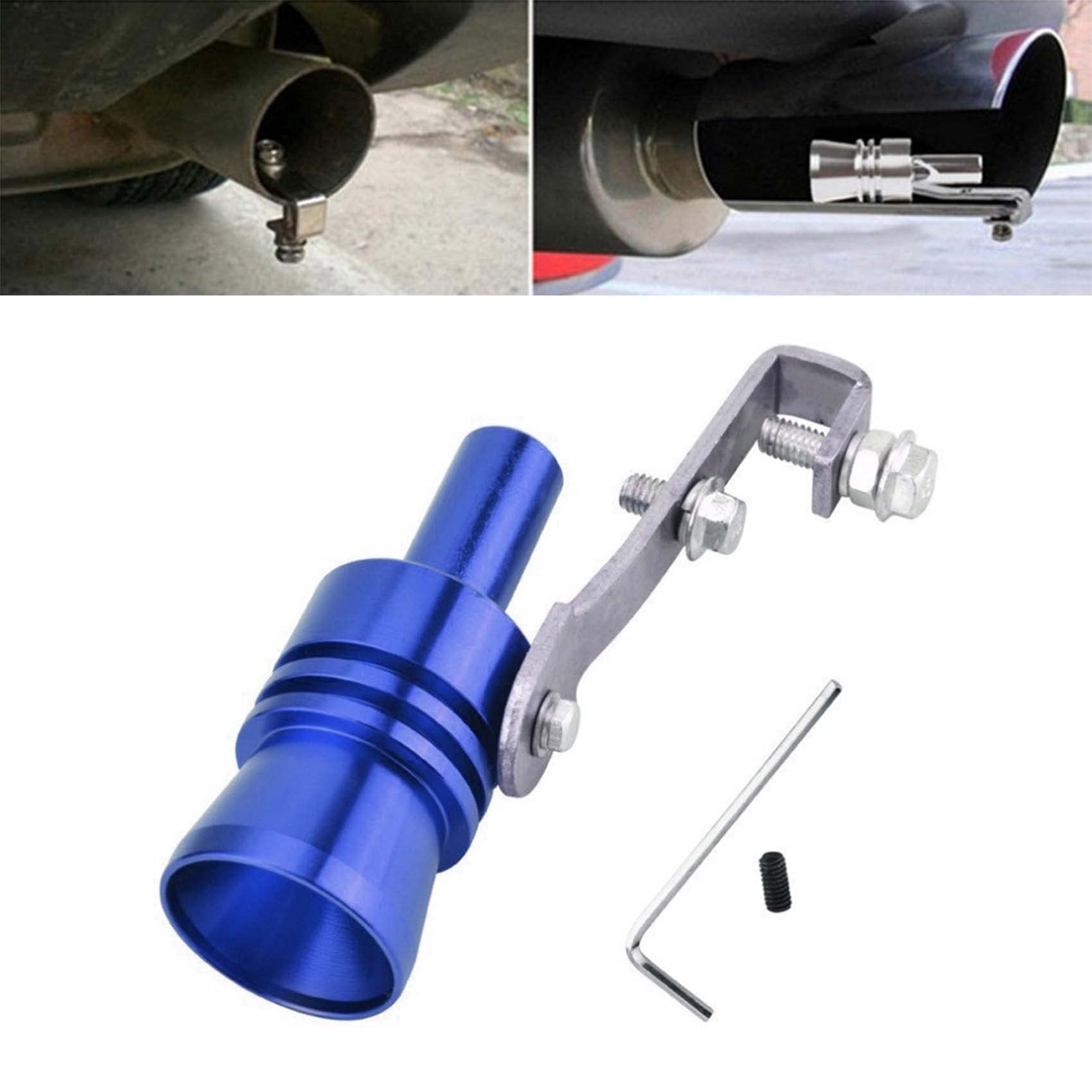 Universal Turbo Sound Exhaust Muffler Pipe Whistle - Oversized Roar Maker for Cars & Motorcycles | Loud Turbo Simulator Whistle (Large, Blue) | Perfect for Racing, Prank Jokes & Vehicle Sound Enhancement