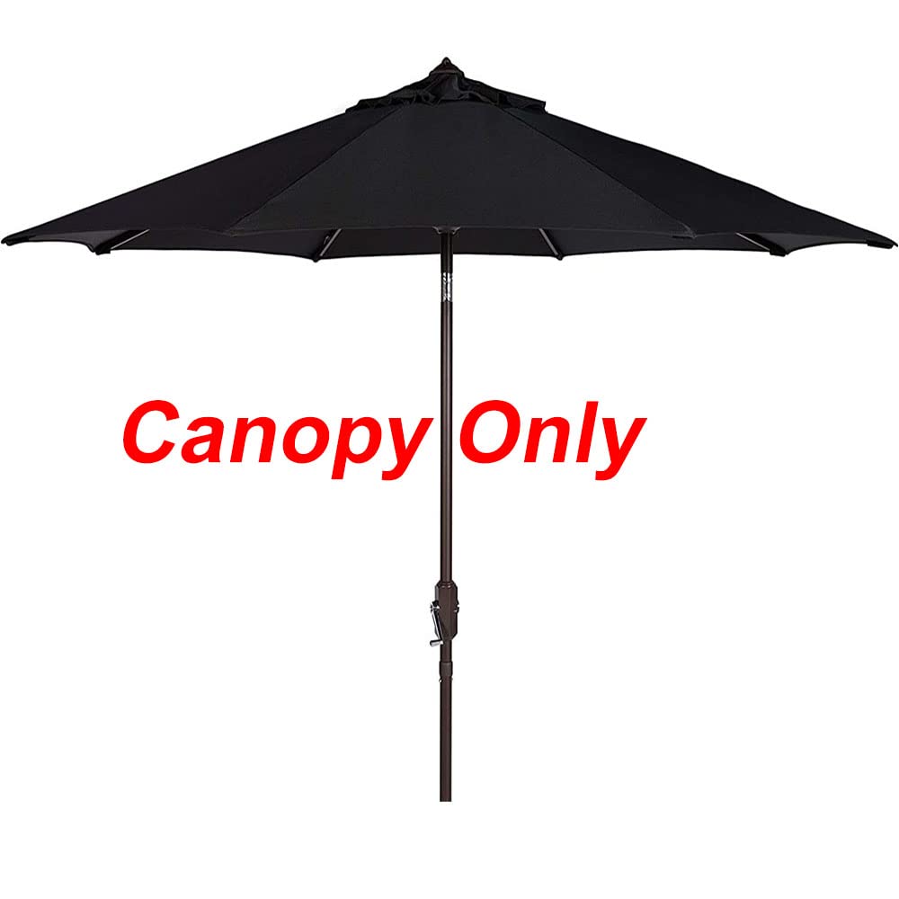 9ft Replacement Canopy for Patio Umbrella - UV Resistant & Vented - Outdoor Sun Protection for Garden & Poolside