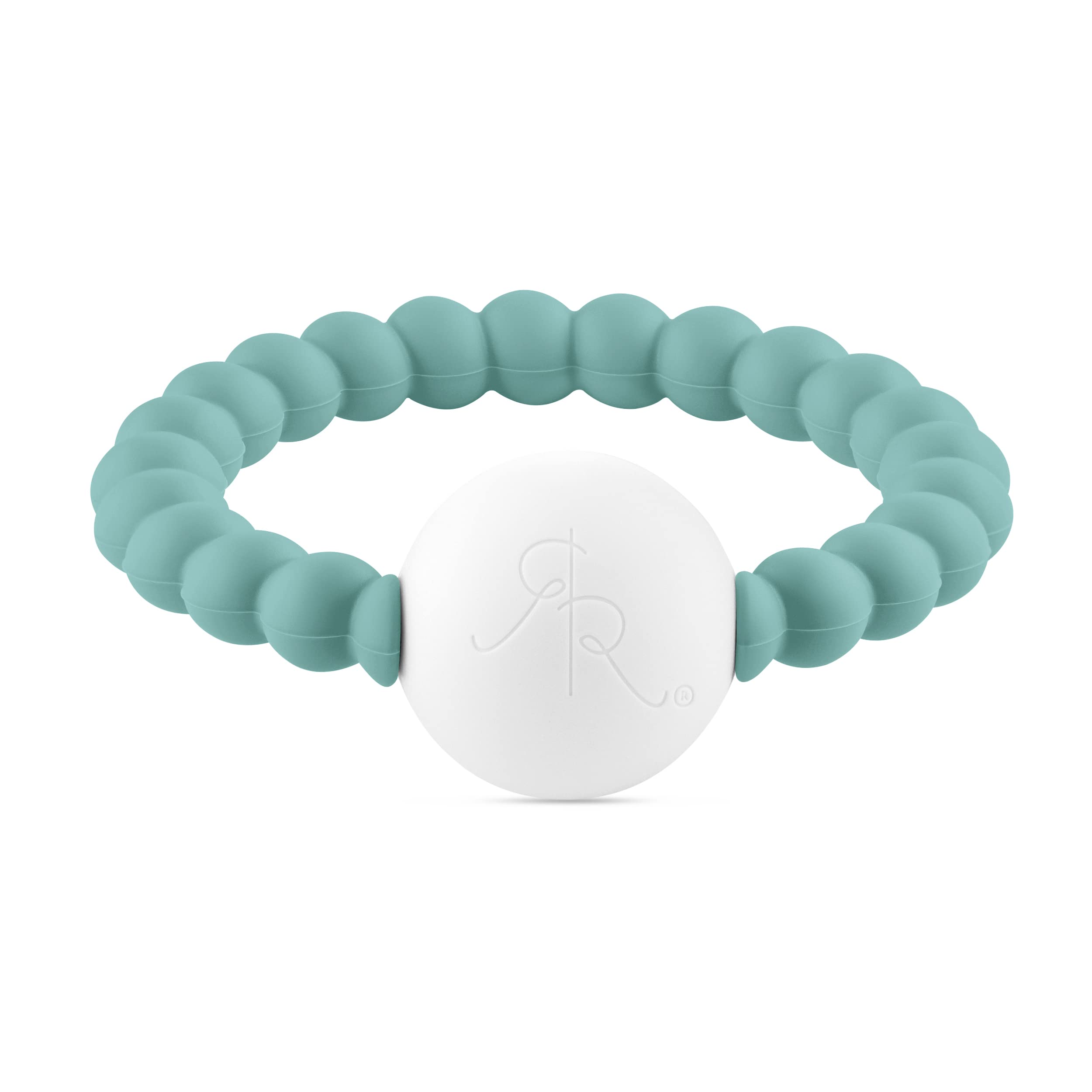 Ryan and Rose Cutie Teether Rattle - Soothing Seaglass Teething Toy for Babies | Perfect for Teething Relief, Sensory Play & Baby Shower Gifts