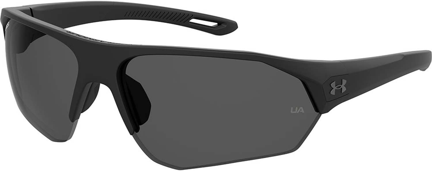 Under Armour Men's Playmaker Wrap Sunglasses - Polarized Sports Sunglasses for Running, Cycling & Outdoor Activities