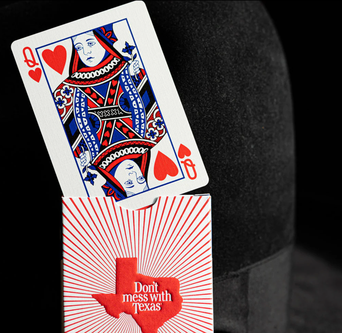 Don’t Mess With Texas Playing Cards - Premium Poker Deck with Unique Texas Design - Perfect for Game Nights, Poker Parties & Travel Entertainment