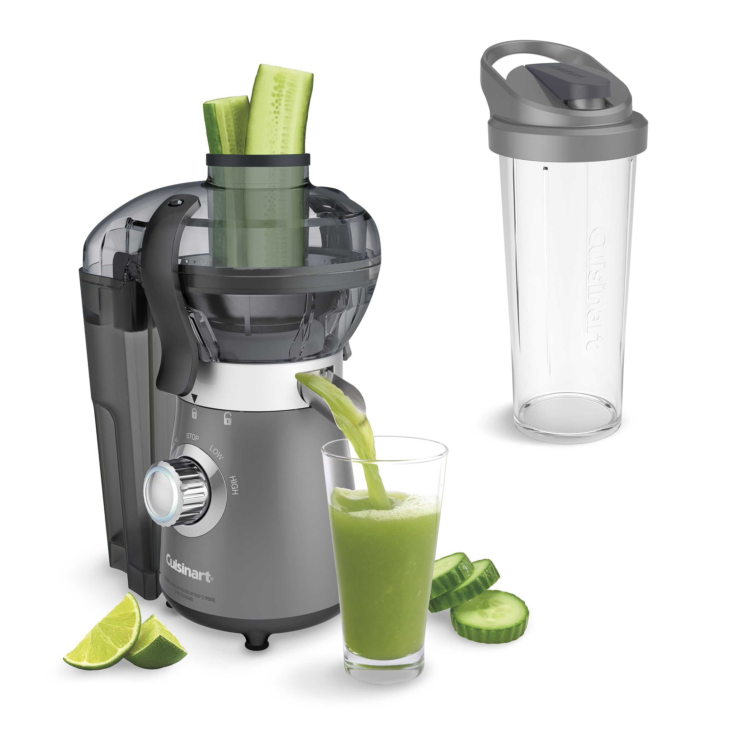 Cuisinart Compact Blender and Juicer Combo - Powerful 500W Stainless Steel Kitchen Appliance for Smoothies, Juices & Food Prep - Perfect for Small Kitchens & Healthy Lifestyles