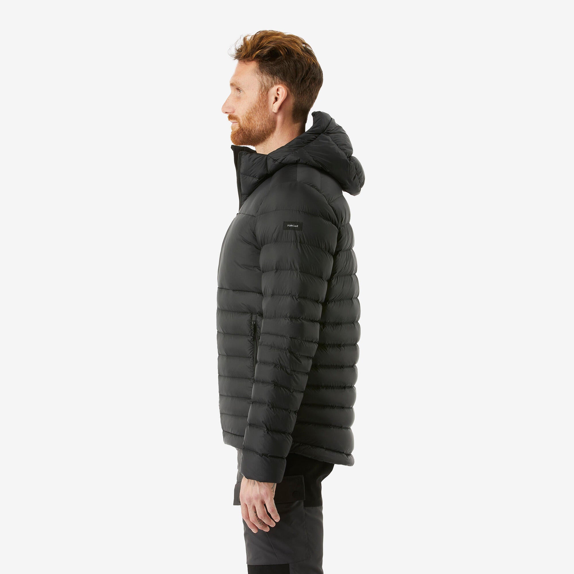 Forclaz MT500 Men's Padded Hooded Jacket for Mountain & Backpacking - Warm to 14°F - Ideal for Hiking, Camping & Outdoor Adventures