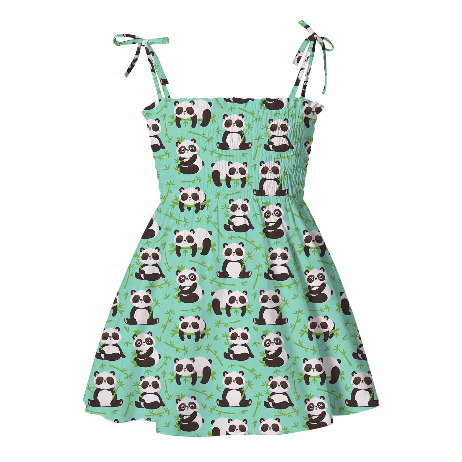 Egbsmy Toddler Baby Girl Sun Dress - Sleeveless Strap Summer Beach Dress, Casual Outfit for Girls, Seaside Playwear & Vacation Clothing | Perfect for Beach Trips, Pool Parties & Summer Outings