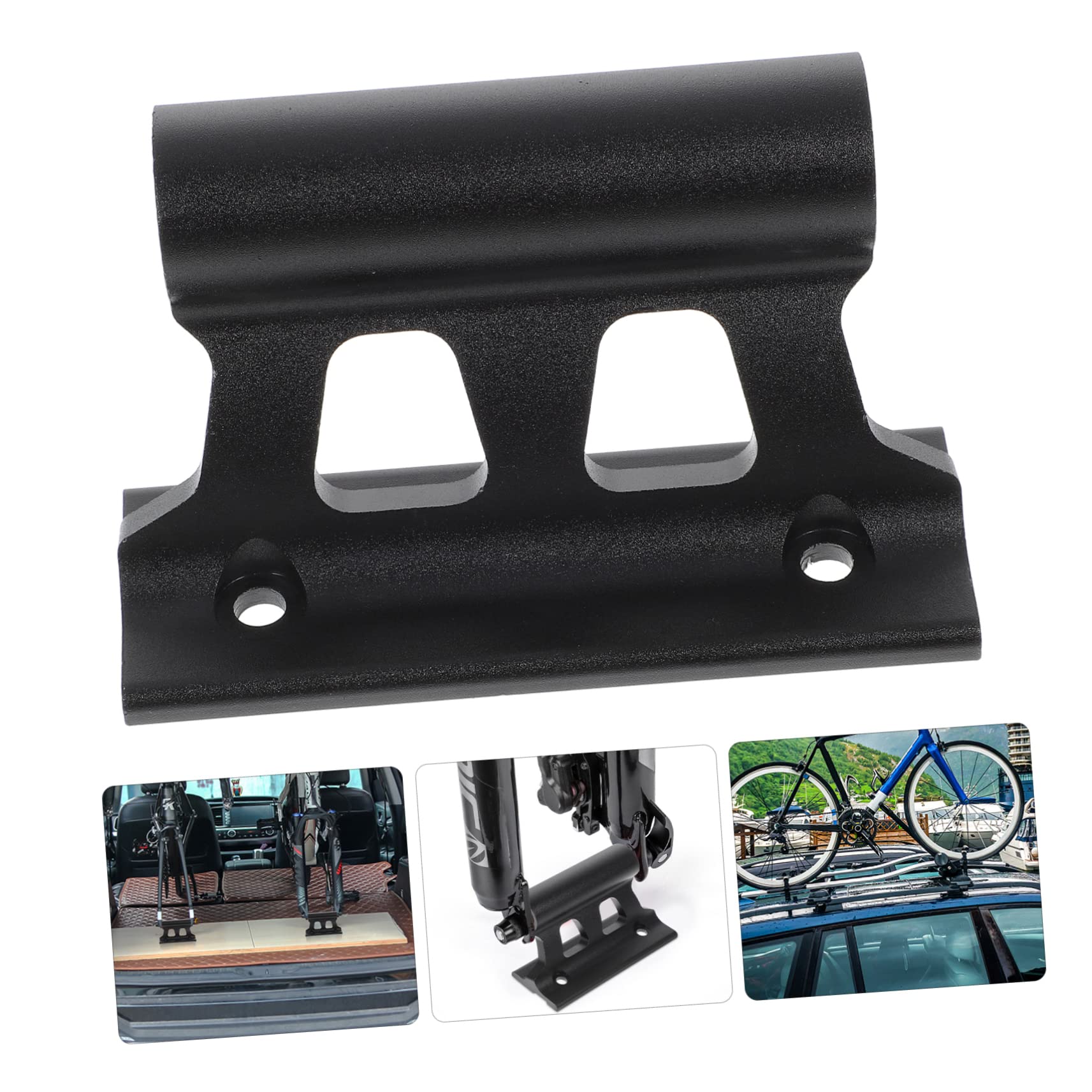GAROZATION Bike Front Fork Fixed Clip - Heavy Duty Bicycle Stand for Indoor Display, Car Travel & Bike Storage - Perfect for Home, Garage, or Bike Shop Organization