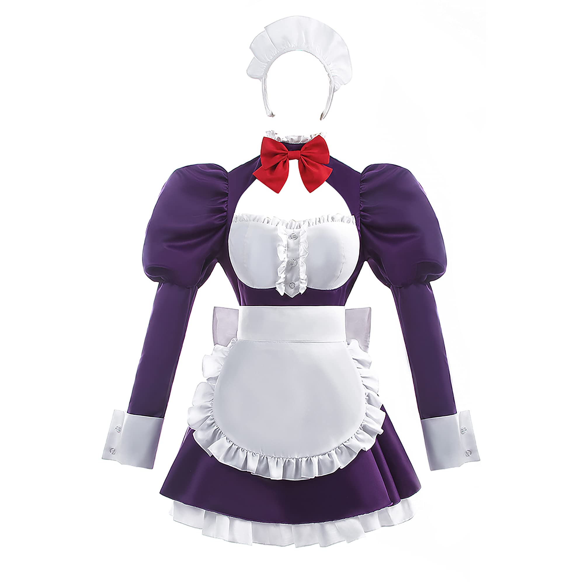 Anime Maid Costume - Japanese Cosplay Dress for Halloween, Maid Fuku Uniform | Perfect for Cosplay, Halloween Parties & Themed Events