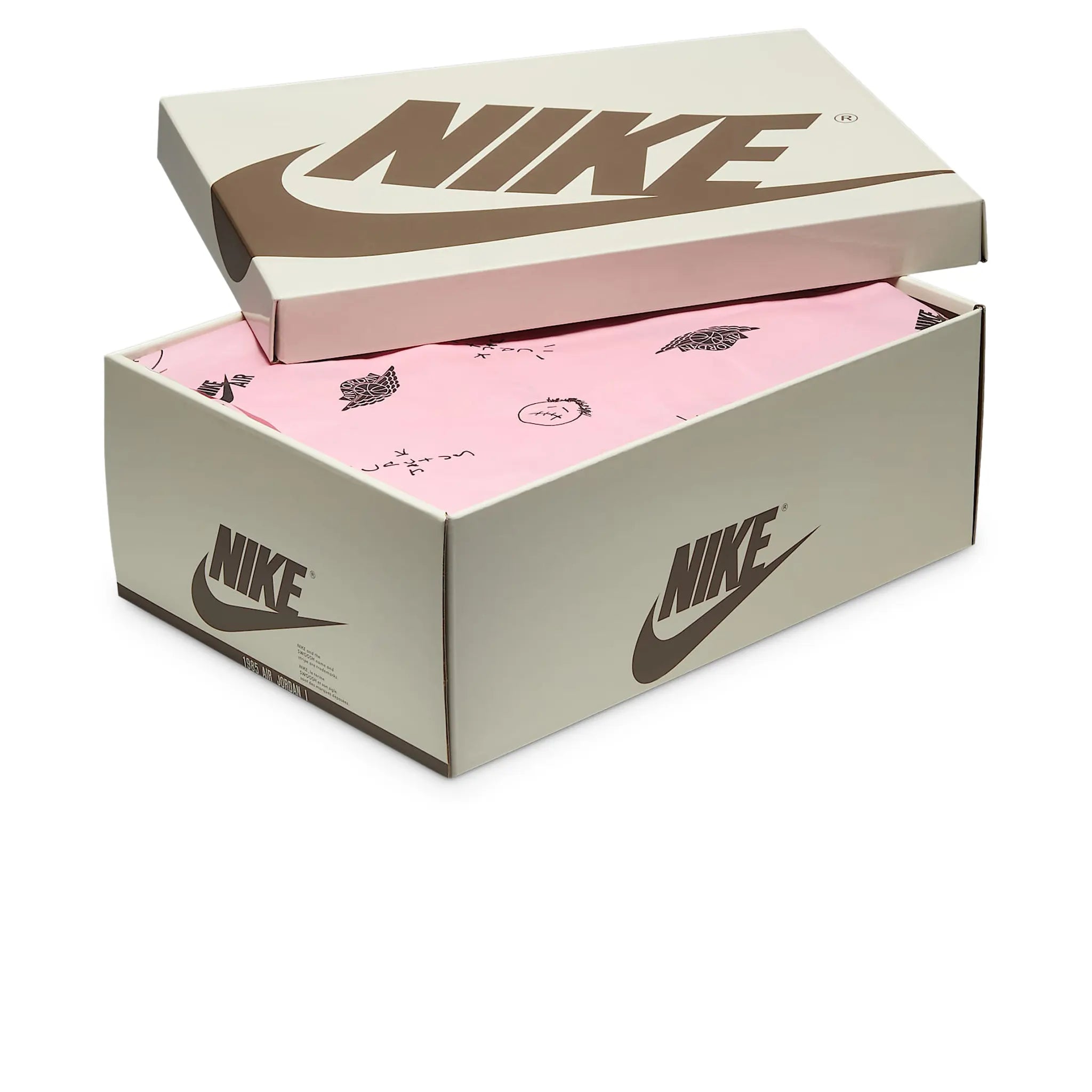 Travis Scott x Air Jordan 1 Low OG SP Velvet Brown Sneakers - Limited Edition Retro Basketball Shoes for Men - Perfect for Streetwear, Sneaker Collecting & Casual Fashion