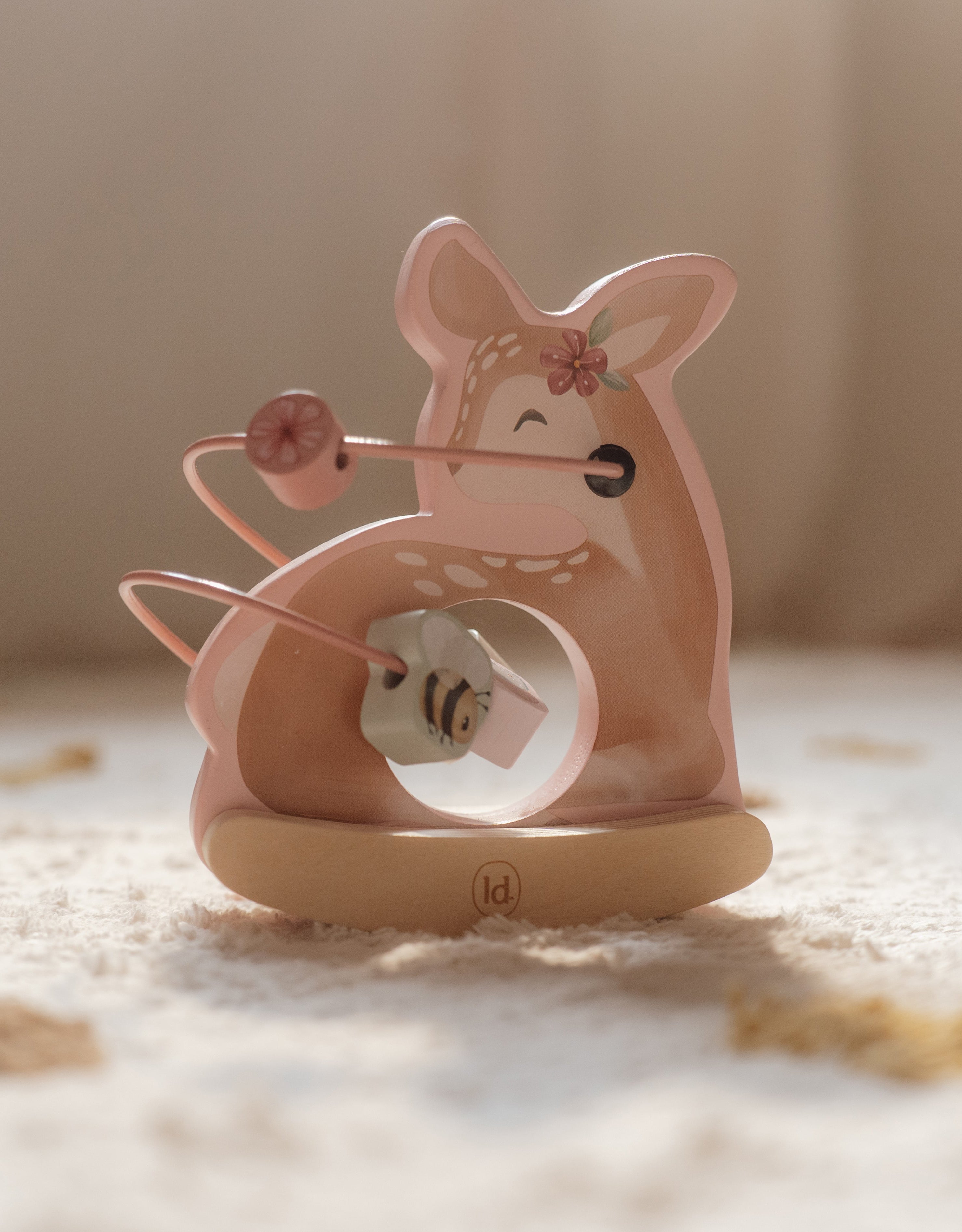 Fairy Garden Rocking Deer Spiral Toy - Whimsical Outdoor Decor for Garden, Patio, and Yard - Perfect for Kids Play Area and Fairy Tale Themed Landscaping