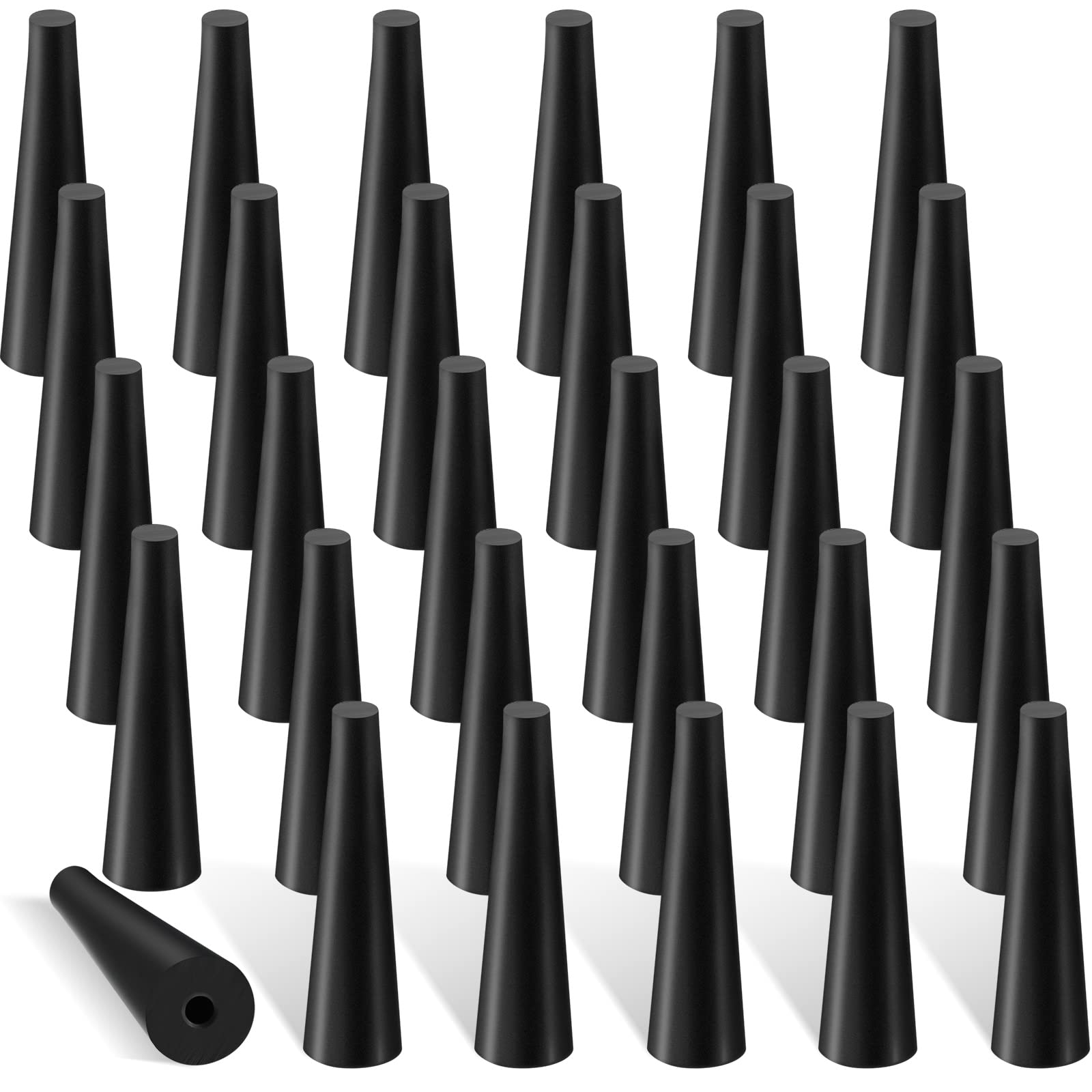 60 Pcs Black Solar Pool Heater Repair Plugs Kit (0.250
