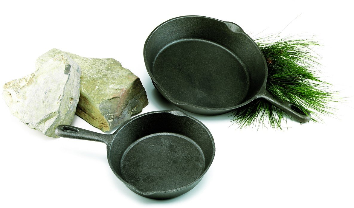 Texsport 8-Inch Cast Iron Skillet – Pre-Seasoned, Heavy Duty, Perfect for Camping, Grilling & Outdoor Cooking