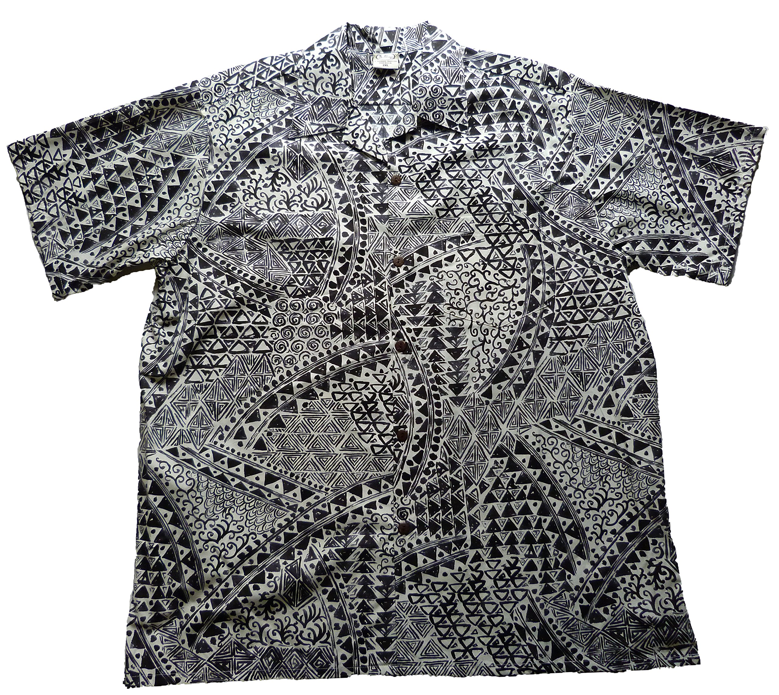 Go Barefoot Men's Hawaiian Print Big & Tall Shirt - Comfortable Beachwear for Summer Vacations & Tropical Getaways