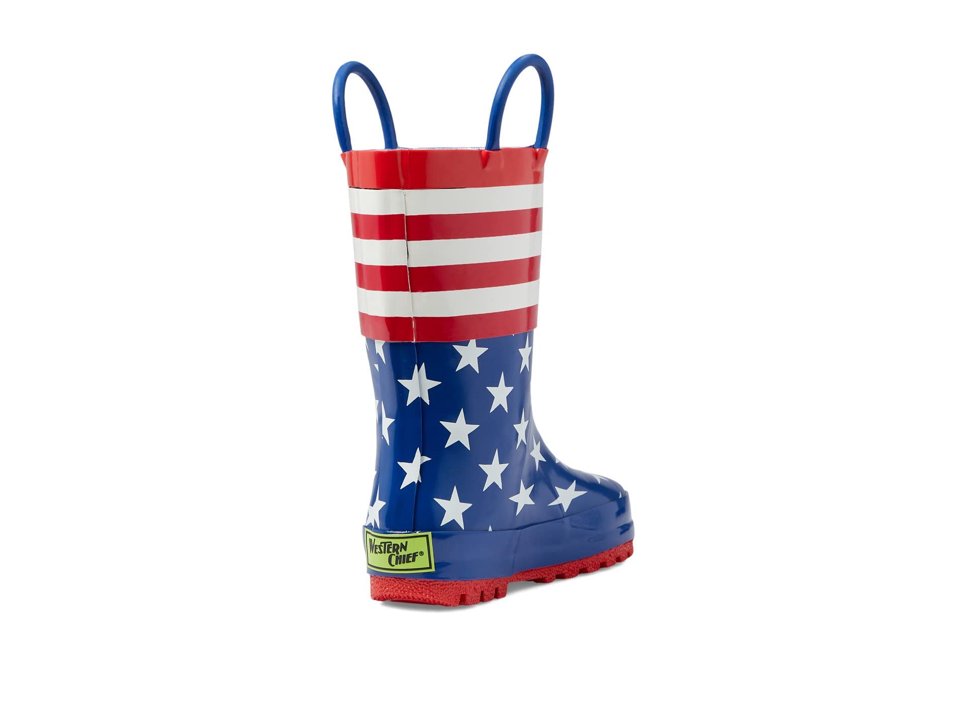 Western Chief Old Glory Rain Boots for Toddler & Little Kid - Waterproof Kids Rain Boots for Outdoor Play, Puddle Jumping & Garden Adventures