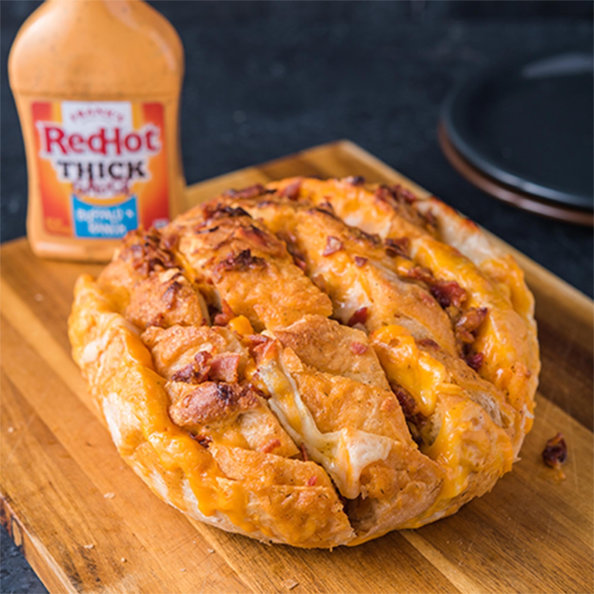 Frank's RedHot Buffalo 'N Ranch Thick & Spicy Hot Sauce - 12 oz Bottle (Pack of 6) | Perfect for Wings, Dips & Game Day Snacks | Authentic Buffalo Flavor