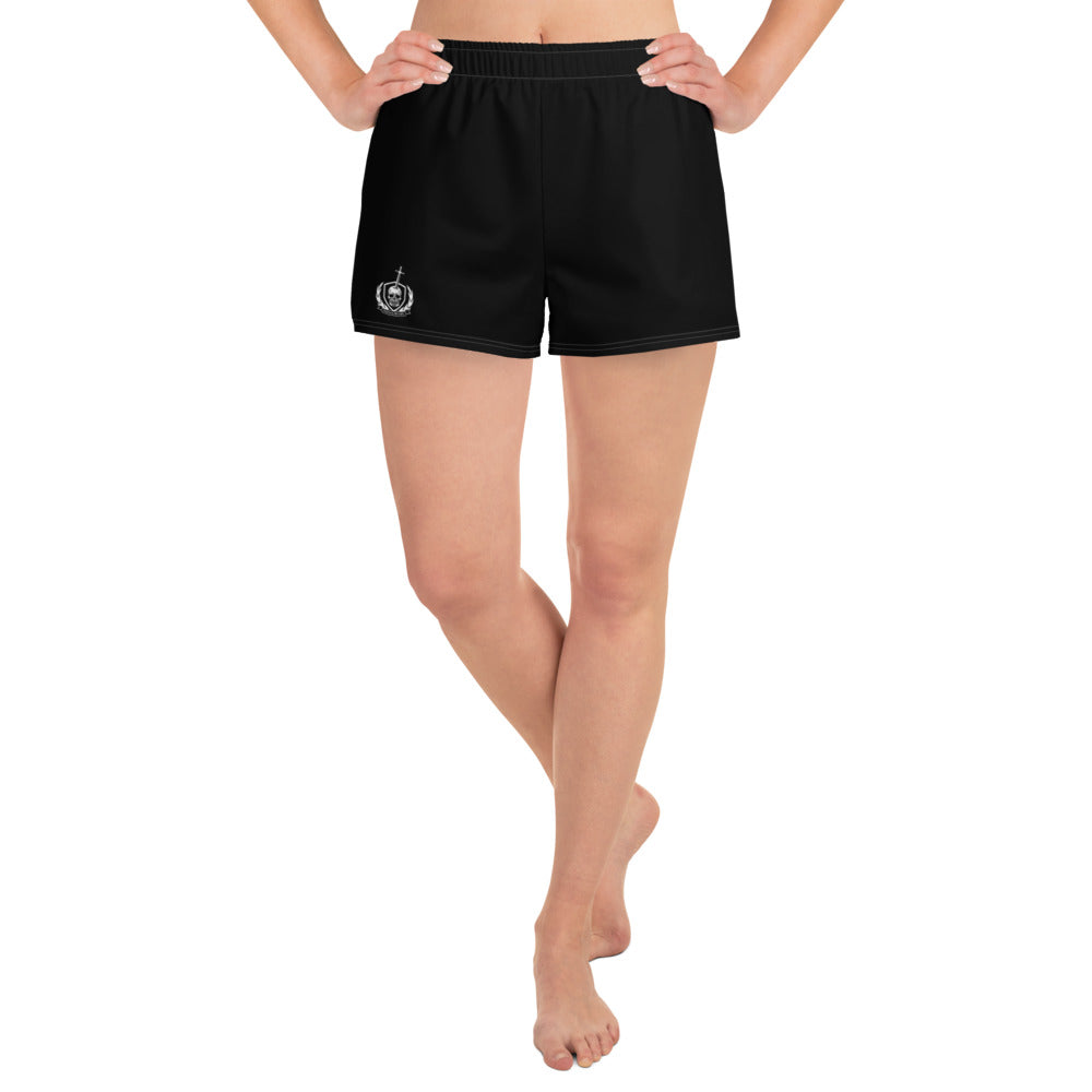 Exiles RFC Women's Athletic Shorts - Breathable Running Shorts for Women, High Waist Workout Shorts with Pockets - Perfect for Gym, Yoga, Running & Outdoor Sports